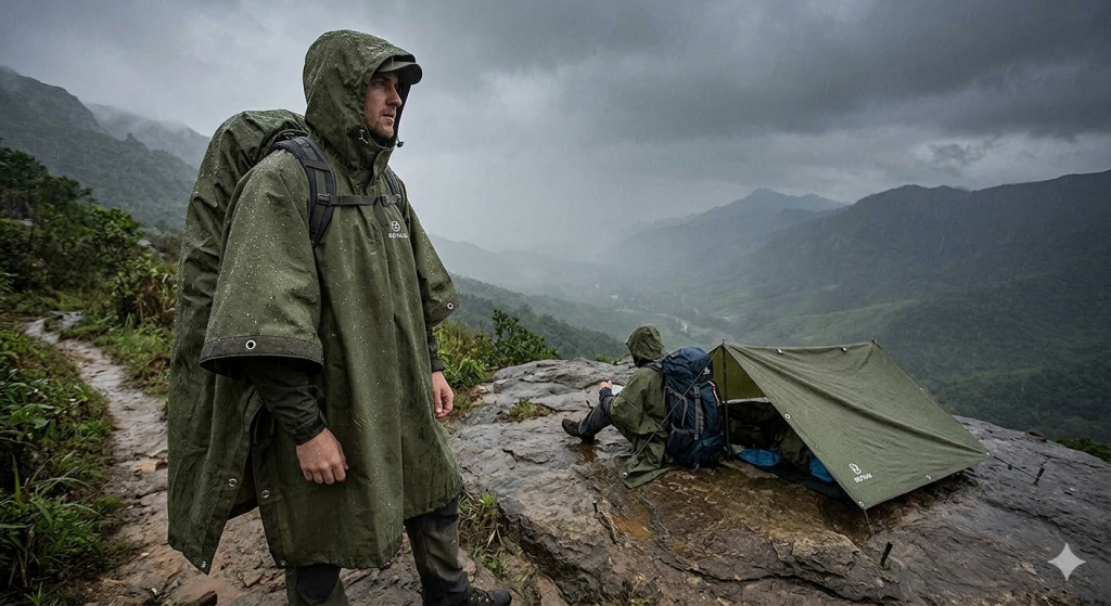 All-Weather Rain Poncho