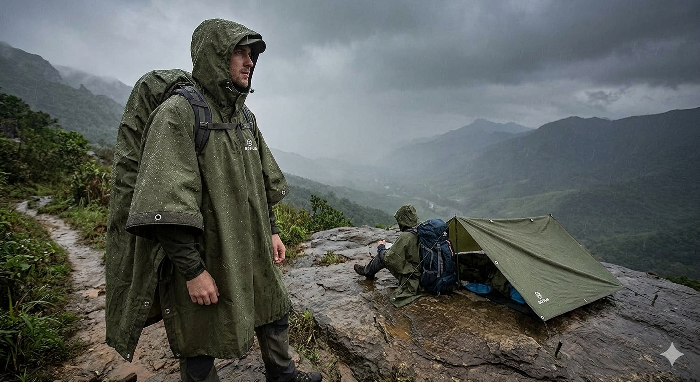 All-Weather Rain Poncho